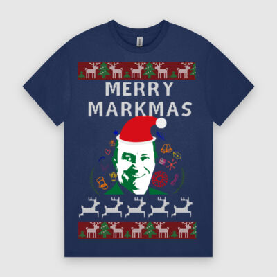 Merry Markmas - Ugly Christmas Tee Thumbnail