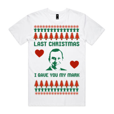 Last Christmas I Gave You My Mark - Ugly Christmas Tee Thumbnail