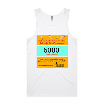 'Kebab Fueled Fun Run' Participant Singlet [Mens] Thumbnail