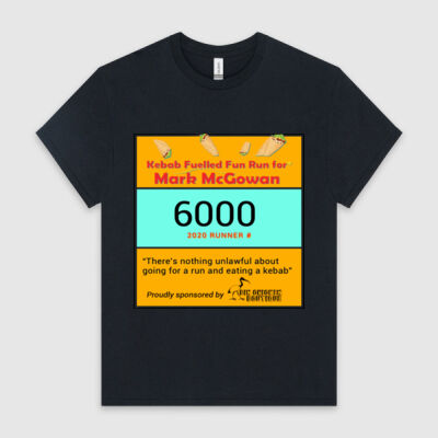 'Kebab Fueled Fun Run' Participant Tee Thumbnail