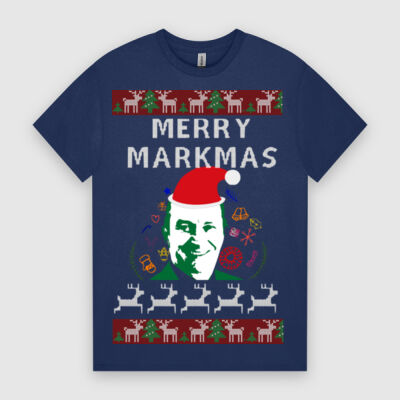 Merry Markmas - Ugly Christmas Tee Thumbnail