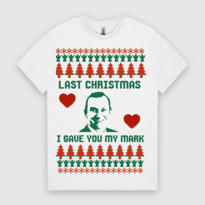 Last Christmas I Gave You My Mark - Ugly Christmas Tee Thumbnail